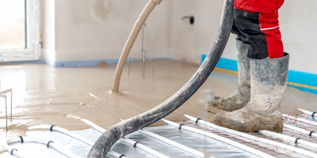 underfloor heating screed